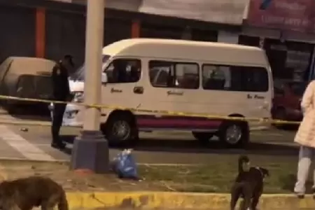 Chofer de combi informal en el Callao fue acribillado en la madrugada.