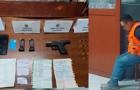 Exrecluso armado detenido