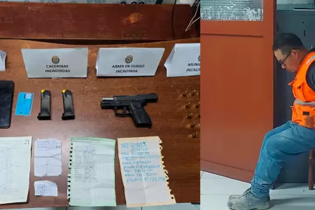 Exrecluso armado detenido