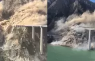 Puente en China se DESPLOMA a pocos meses de ser inaugurado: Prevencin evit vctimas humanas