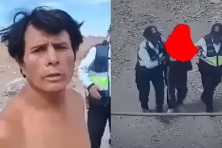 Detienen a presunto agresor en Arequipa.