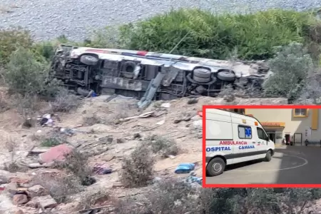 Bus de la empresa Llamosas cae a un abismo en Ocoa