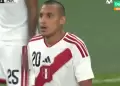Alex Valera anot el 1-1 de Per ante Rusia con potente remate desde fuera del rea