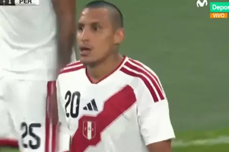 Alex Valera convirti el 1-1 de Per ante Rusia.