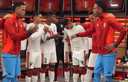 Pedro Gallese dio emotiva arenga a la seleccin peruana