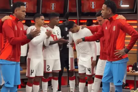 Pedro Gallese dio emotiva arenga a la seleccin peruana