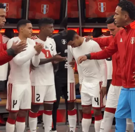 Pedro Gallese dio emotiva arenga a la seleccin peruana