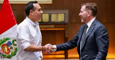 Jos Jer recibi en Palacio a Alejandro Domnguez.