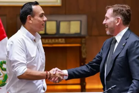 Jos Jer recibi en Palacio a Alejandro Domnguez.