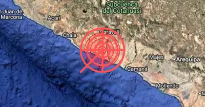 Temblor de magnitud 4.5 remece Arequipa.