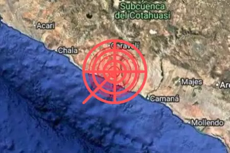 Temblor de magnitud 4.5 remece Arequipa.