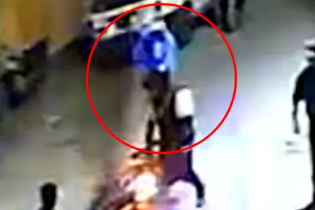 Sereno fue atacado a ladrillazos por presuntos barristas.