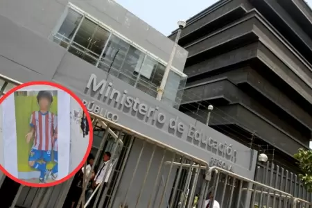 Minedu se pronuncia por muerte de menor en colegio