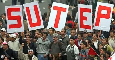 Sutep denuncia incumplimiento de Gobierno y recorte de presupuesto.