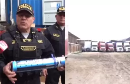 Pirotcnicos incautados en Lurn.