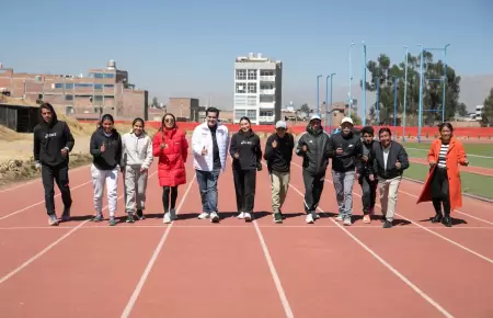 Pista atltica en Huancayo.