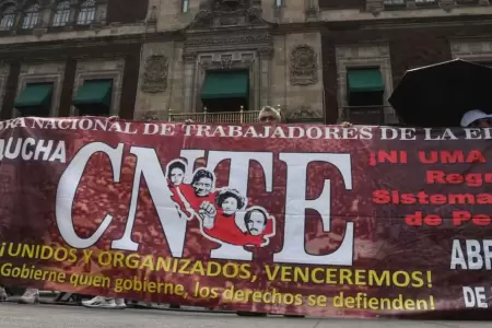 CNTE contra gobierno mexicano.
