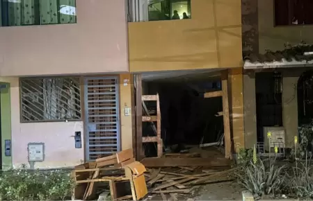 Dinamitan por segunda vez vivienda en Urb. La Rinconada