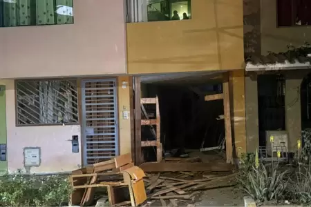 Dinamitan por segunda vez vivienda en Urb. La Rinconada