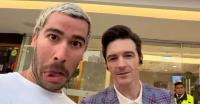 Drake Bell causa furor en Lima