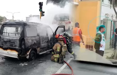 Vndalos son denunciados por la ATU tras encender vehculo.