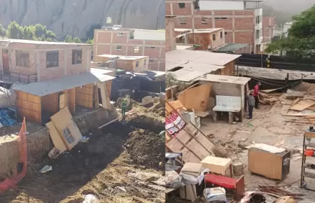 desalojan a familiares y adulto mayor