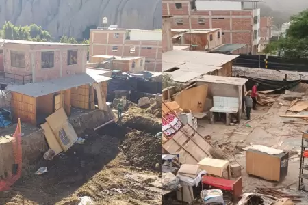 desalojan a familiares y adulto mayor