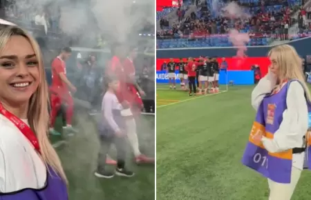 Hincha rusa se enamora de jugadores peruanos