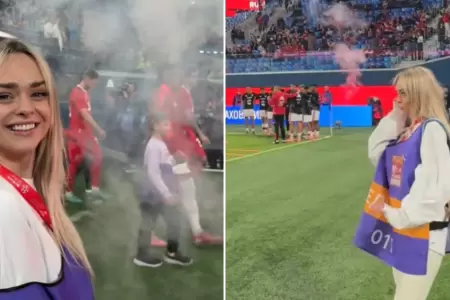 Hincha rusa se enamora de jugadores peruanos