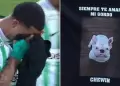 Futbolista rompe en llanto tras dedicar su gol a su perrito fallecido: "Siempre te amar, mi gordo"