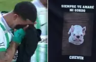 Futbolista rompe en llanto tras dedicar su gol a su perrito fallecido: "Siempre te amar, mi gordo"