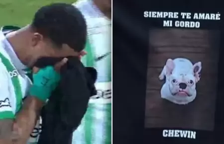 Futbolista llora tras dedicar su gol a su perrito fallecido