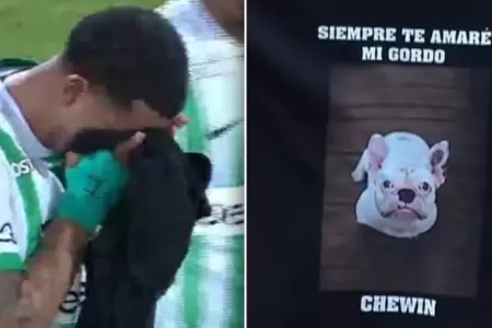 Futbolista llora tras dedicar su gol a su perrito fallecido