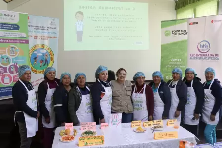 Capacitacin para prevenir la anemia infantil.