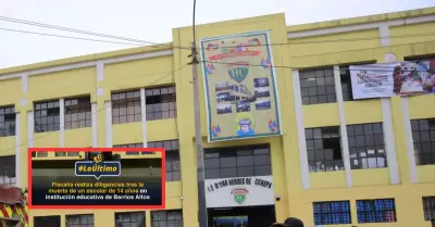 Fiscala investiga muerte de escolar