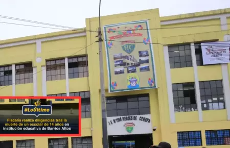 Fiscala investiga muerte de escolar