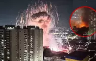 Explosión en almacén de fuegos artificiales causa incendio en Sao Paulo y deja una persona fallecida