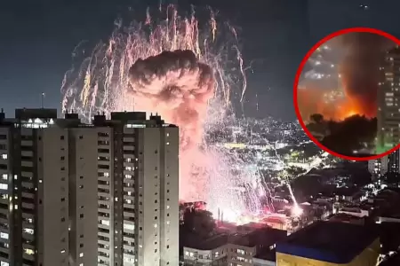 Explosin en Sao Paulo ocasion incendio