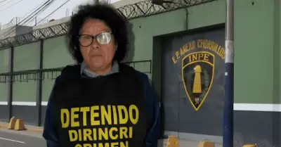 Madre de 'El Monstruo' fue clasificada para el penal Anexo Mujeres Chorrillos
