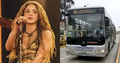 Metropolitano ampliar su horario por concierto de Shakira.