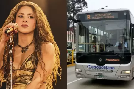 Metropolitano ampliar su horario por concierto de Shakira.