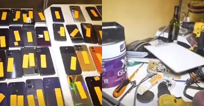 PNP recupera ms de 99 celulares robados en posesin de una persona