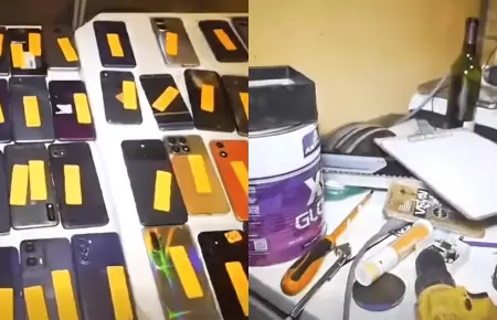 PNP recupera ms de 99 celulares robados en posesin de una persona