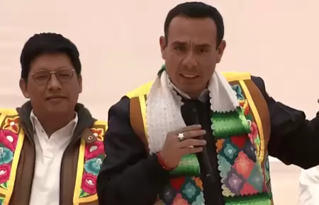 Presidente Jos Jer se dirigi a sus detractores desde Huancayo
