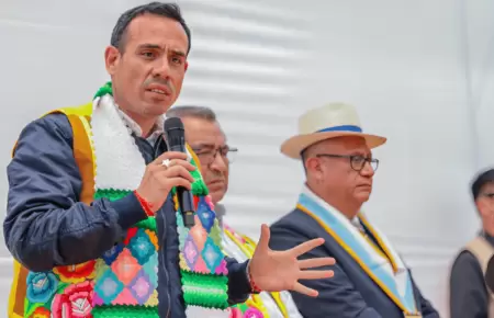 Presidente Jos Jer se dirigi a sus detractores desde Huancayo