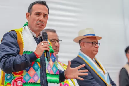 Presidente Jos Jer se dirigi a sus detractores desde Huancayo