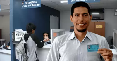 Reniec habilit tres oficinas para entrega de DNI