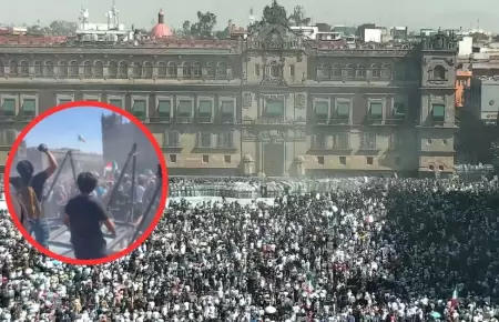 Marcha en Mxico resulta en enfrentamiento