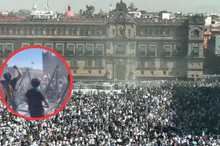 Marcha en Mxico resulta en enfrentamiento