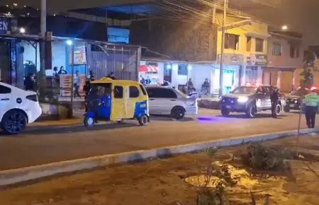 Ataque criminal en San Juan de Miraflores